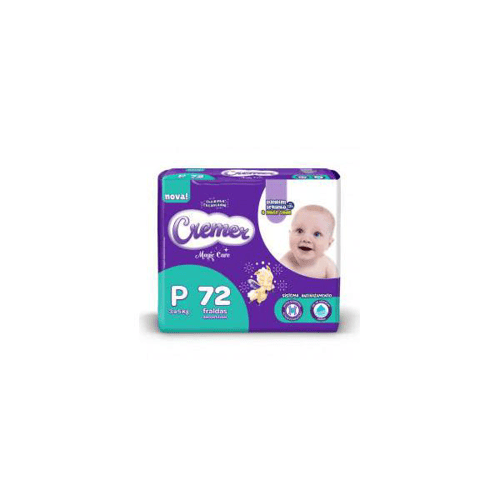 Imagem do produto Fralda Cremer Magic Care Hiper P Com 72 Unidades