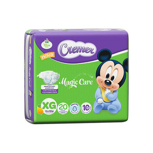 Fralda Cremer - Tamanho Extra Grande Jumbo Baby Disney Com 20 Unidades