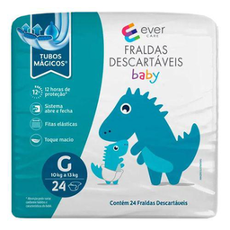 Imagem do produto Fralda Descartável Ever Care Baby G 24 Unidades