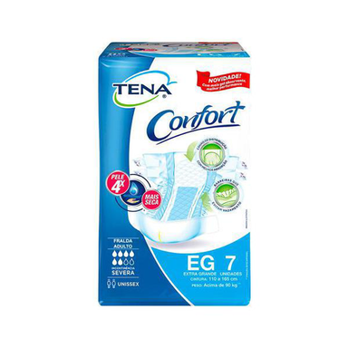 Fralda - Descartavel Para Incontinencia Biofralda Confort Plus Tamanho Eg Com 7 Unidades