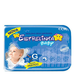 Imagem do produto Fralda Estrelinha Baby Pratico Tam G