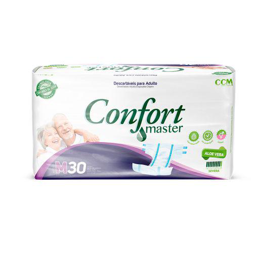 Fralda Geriátrica Confort Master M 30 Unidades