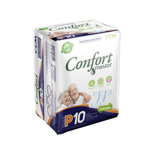 Imagem do produto Fralda Geriátrica Confort Master Tamanho P Com 10 Unidades