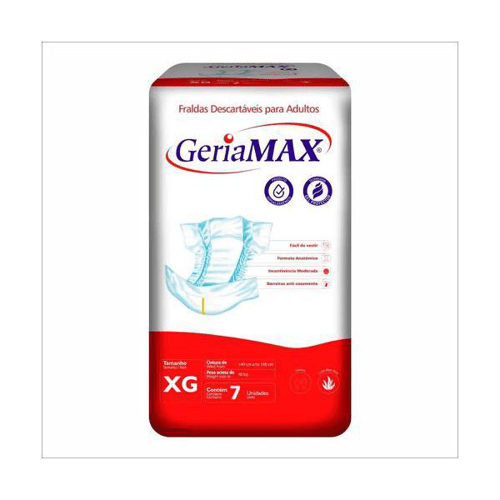 Imagem do produto Fralda Geriátrica Geriamax Xg 7 Unidades