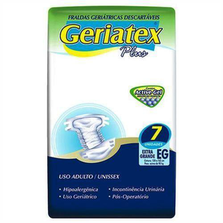 Fralda Geriatrica Geriatex Plus Eg 7Un