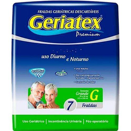 Fralda Geriátrica Geriatex Premium Noturna Tam G
