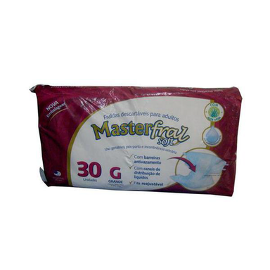 Imagem do produto Fralda - Geriátrica Masterfral Grande Com 30 Unidades