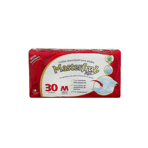 Imagem do produto Fralda - Geriátrica Masterfral Médio Com 30 Unidades