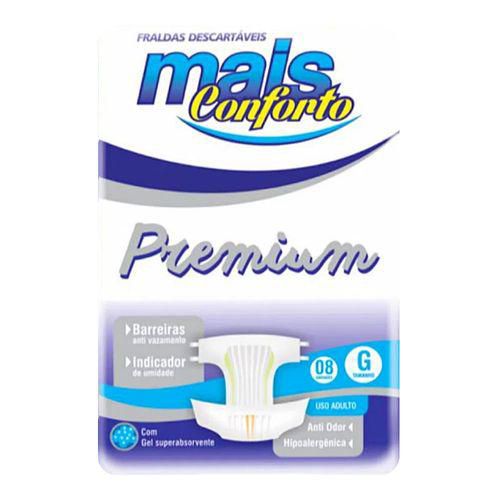 Imagem do produto Fralda Geriátrica Premium Mais Conforto Tam G