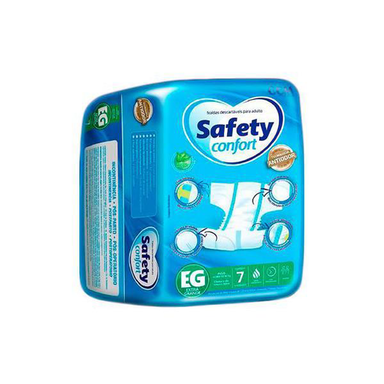 Imagem do produto Fralda Geriátrica Safety Confort Tamanho Eg 7 Unidades