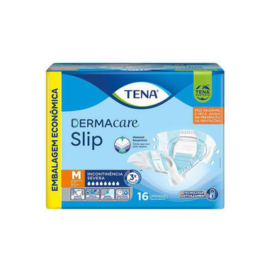 Imagem do produto Fralda Geriátrica Tena Slip Dermacare Tamanho M 16 Unidades
