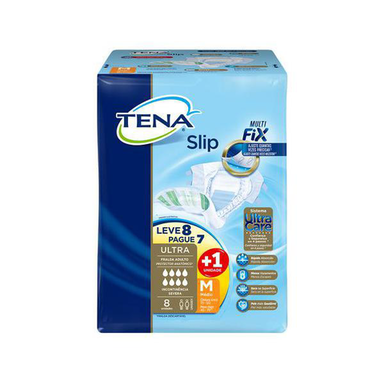 Fralda Geriátrica Tena Slip Ultra M 8 Unidades