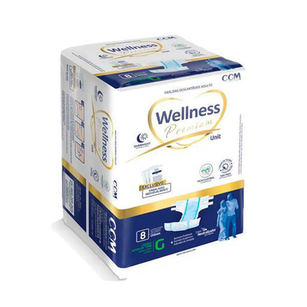 Imagem do produto Fralda Geriátrica Wellness Premium G 8 Unidades