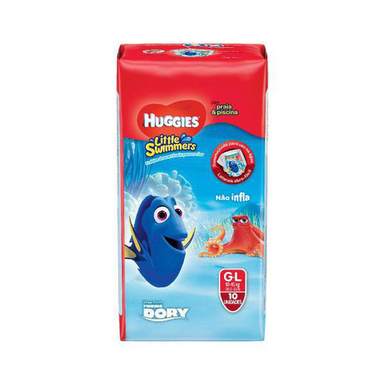 Fralda Huggies Little Swimmers Com 10 Unidades Tamanho G 1215Kg