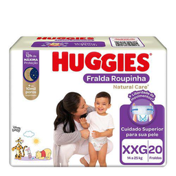 Imagem do produto Fralda Huggies Natural Care Roupinha Xxg Com 20 Unidades Panvel Farmácias