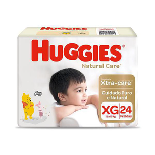 Imagem do produto Fralda Huggies Natural Care Tamanho Xg Com 24 Unidades