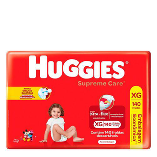 Imagem do produto Fralda Huggies Supreme Care Ultra Xg Com 140 Unidades Panvel Farmácias
