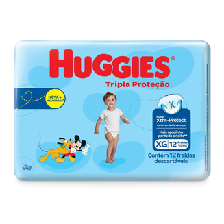 Imagem do produto Fralda Huggies Tripla Proteção Jumbinho Xg Com 12 Unidades Panvel Farmácias