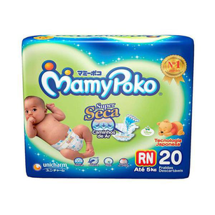 Imagem do produto Fralda Mamypoko Super Sec Mega Rn C/ 2 0