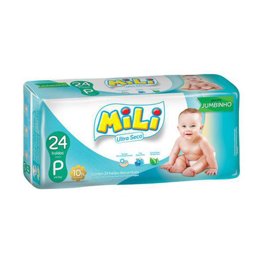 Imagem do produto Fralda Mili Jumbinho Com 24 Unidades Pequena