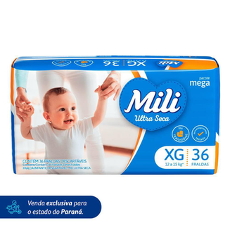 Imagem do produto Fralda Mili Ultra Seca Mega Xg Com 36 Unidades