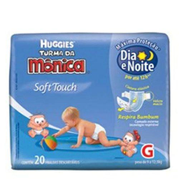 Imagem do produto Fralda Monica - Soft Touch Jumbo G 20Un