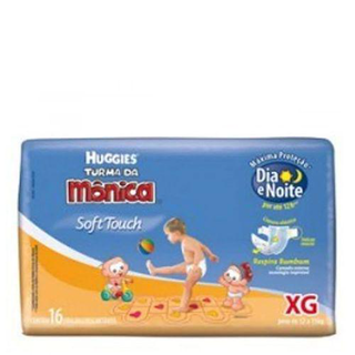 Imagem do produto Fralda Monica - Soft Touch Jumbo Gg 16Un