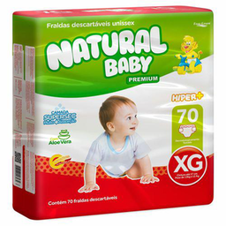 Imagem do produto Fralda Natural Baby Hiper Premium Xg 70 Unidades