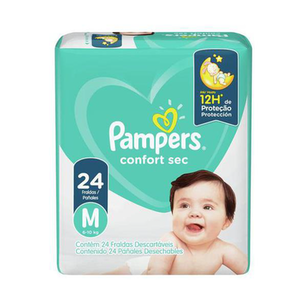 Imagem do produto Fralda Pampers Confort Sec M Pacotão Com 24 Unidades