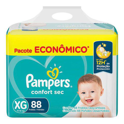 Imagem do produto Fralda Pampers Confort Sec Max Xg Com 88 Unidades Panvel Farmácias