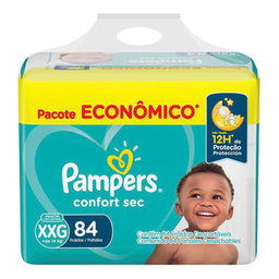Imagem do produto Fralda Pampers Confort Sec Max Xxg Com 84 Unidades Panvel Farmácias