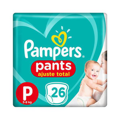 Fralda Pampers Confort Sec Pants Pacotão P 26 Unidades