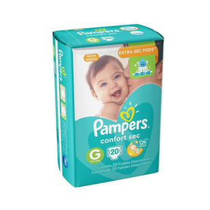 Imagem do produto Fralda Pampers Confortsec G C/20