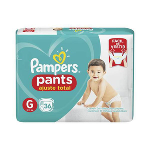 Imagem do produto Fralda Pampers Pants Ajuste Total Tamanho G 36 Tiras
