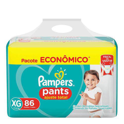 Imagem do produto Fralda Pampers Pants Max Ajuste Total Xg Com 86 Unidades Panvel Farmácias