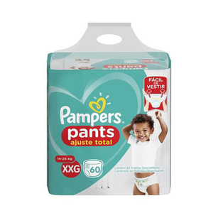Fralda Pampers Pants Top Ajuste Total Tamanho Xxg 60 Tiras