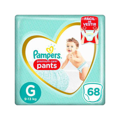 Fralda Pampers Premium Care Pants Tamanho G 68 Tiras