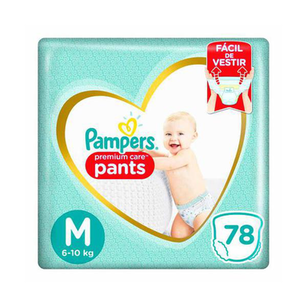 Imagem do produto Fralda Pampers Premium Care Pants Tamanho M 78 Tiras