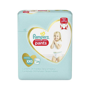 Imagem do produto Fralda Pampers Premium Care Pants Tamanho Xxg 24 Tiras