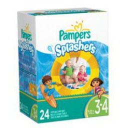 Imagem do produto Fralda Pampers Splashers Tamanho 34 Com 24 Unidades
