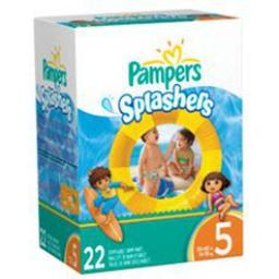 Imagem do produto Fralda Pampers Splashers Tamanho 5 Com 22 Unidades