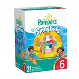 Imagem do produto Fralda Pampers Splashers Tamanho 6 Com 21 Unidades