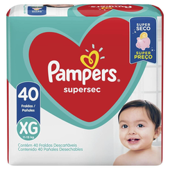 Imagem do produto Fralda Pampers Supersec Xg 40 Unidades