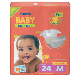 Imagem do produto Fralda Panvel Baby M Com 24 Unidades