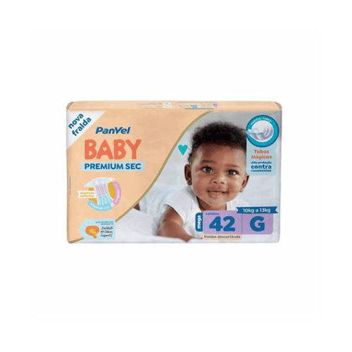 Imagem do produto Fralda Panvel Baby Premium Sec G Com 42 Unidades