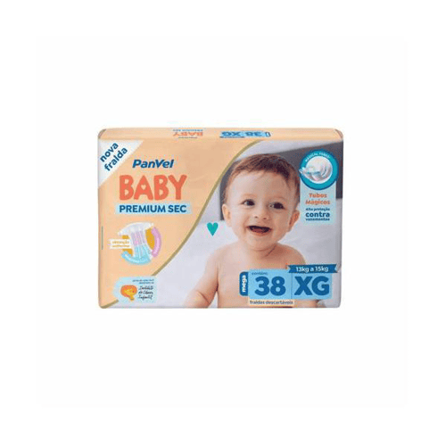 Imagem do produto Fralda Panvel Baby Premium Sec Xg Com 38 Unidades