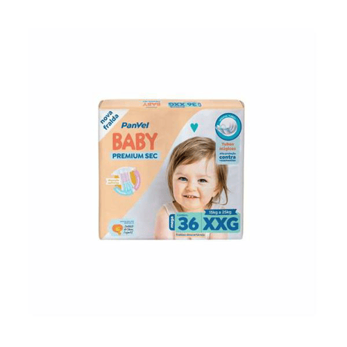 Imagem do produto Fralda Panvel Baby Premium Sec Xxg Com 36 Unidades