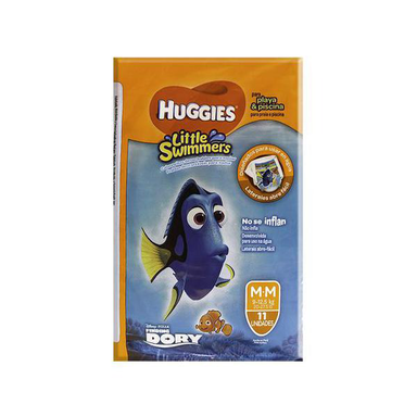 Imagem do produto Fralda Para Piscina Huggies Little Swimmers M, Pacote Com 11 Unidades