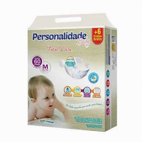 Imagem do produto Fralda Personalidade Baby Plus Med C 72