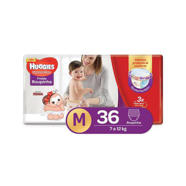 Imagem do produto Fralda Roupinha Huggies Supreme Care Tamanho M 36 Unidades